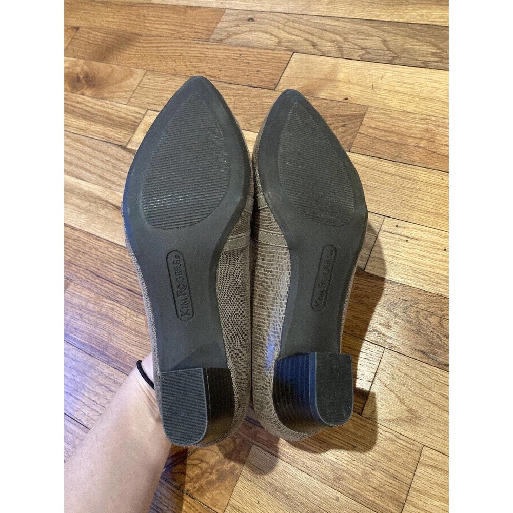 Kim Rogers Olissa Women's Faux Snakeskin Pumps Low Heel 6.5 M - Picture 5 of 7